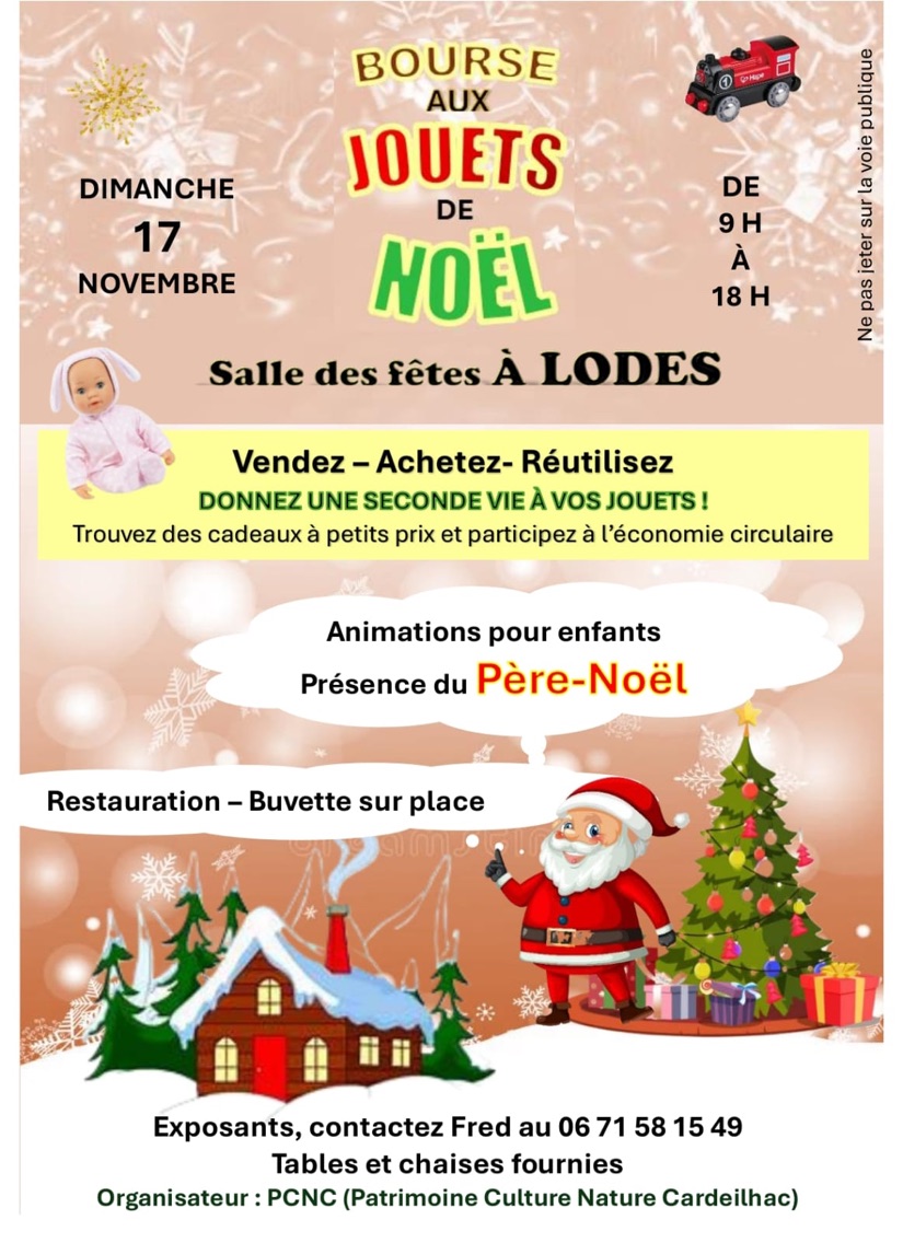 Vide-grenier à Lodes