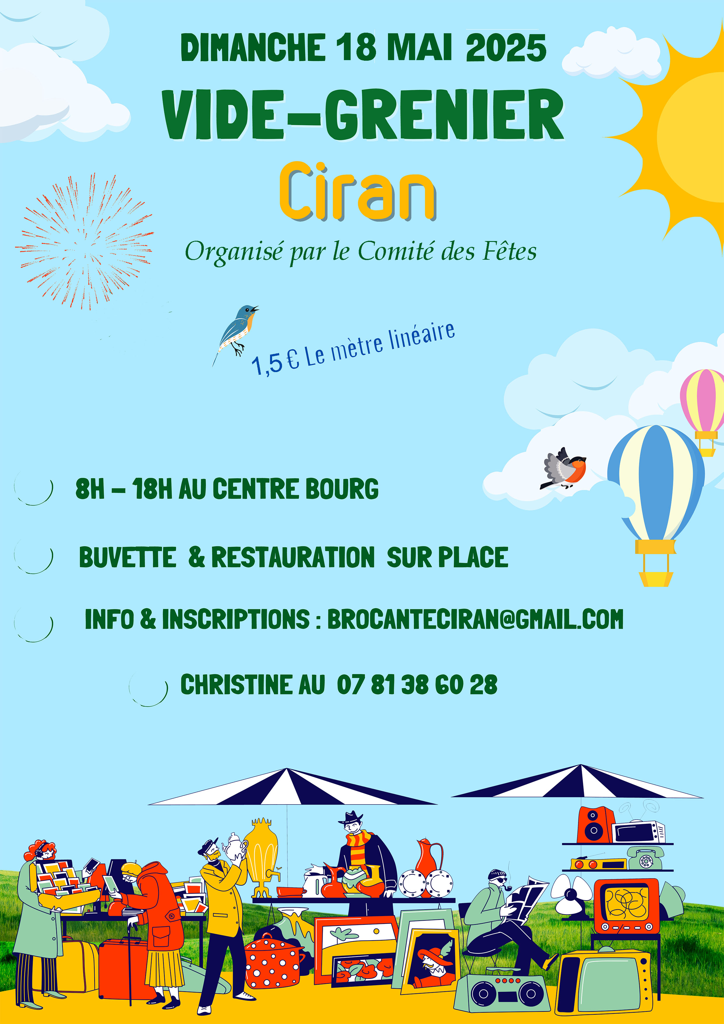 Vide-grenier à CIRAN