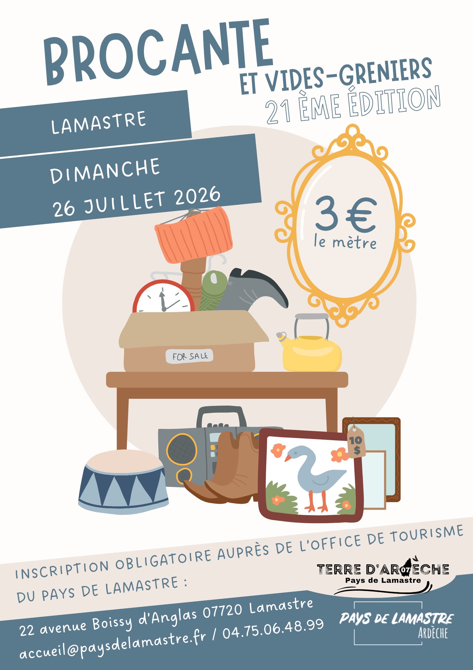 Vide-grenier à LAMASTRE