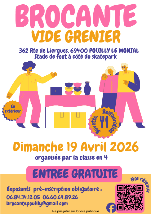 Vide-grenier à PORTE DES PIERRES DORÉES