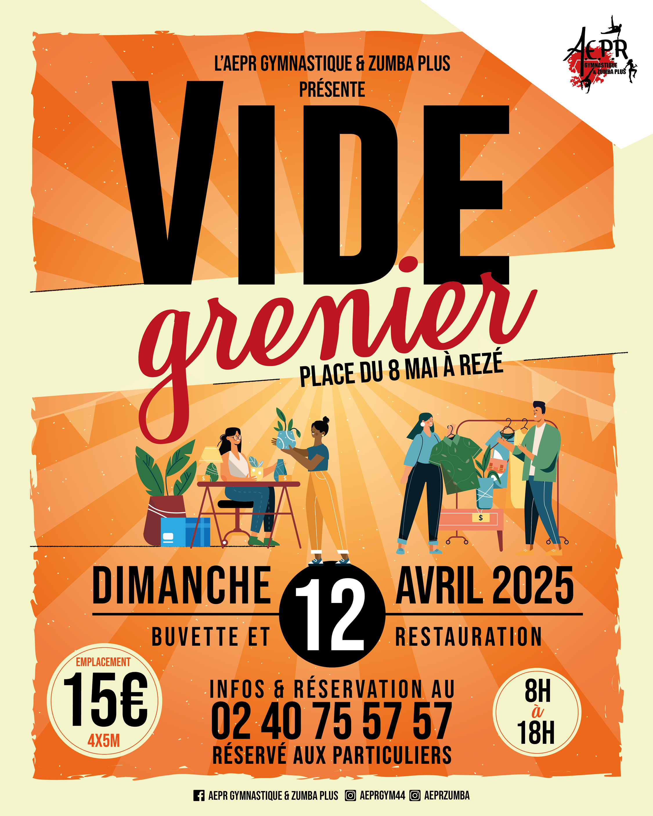 Vide-grenier à Rezé