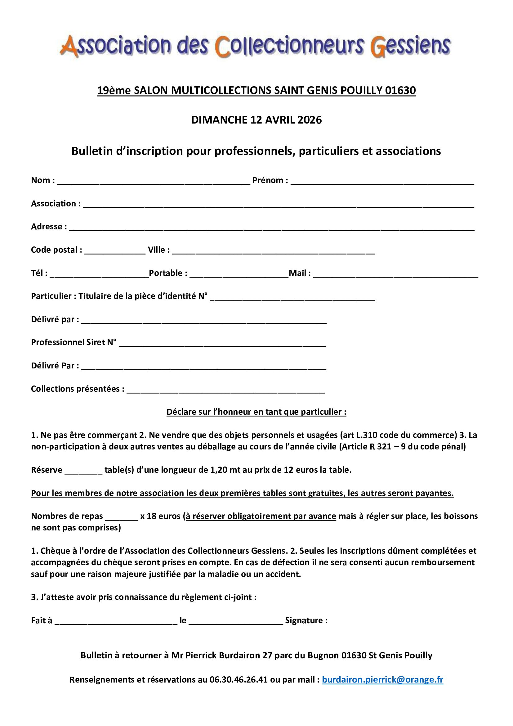 Vide-grenier à Saint-Genis-Pouilly