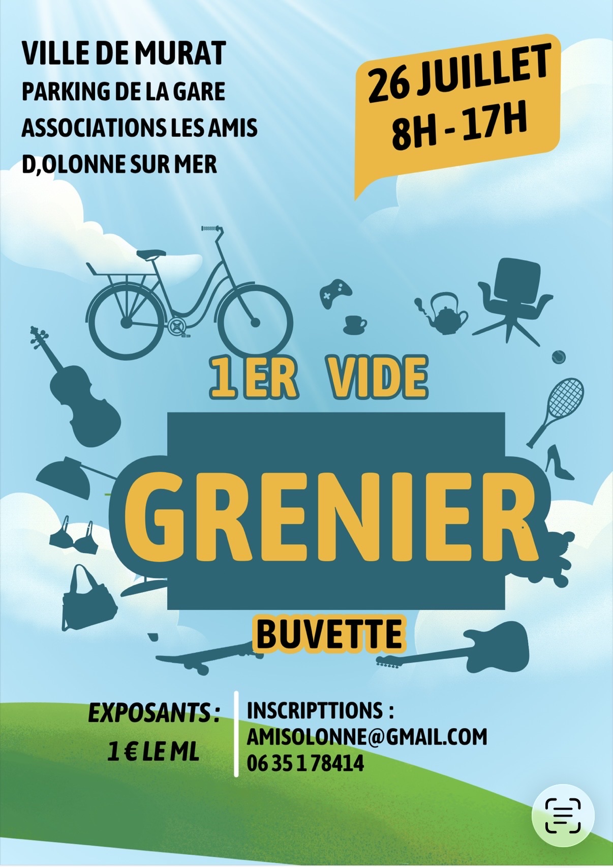 Vide-grenier à Murat