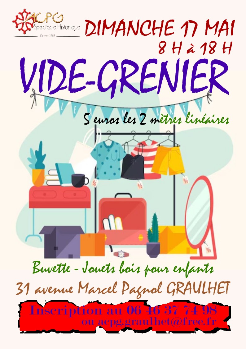 Vide-grenier à GRAULHET