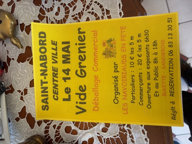 Vide-grenier à SAINT-NABORD