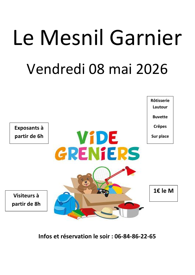 Vide-grenier à LE MESNIL-GARNIER