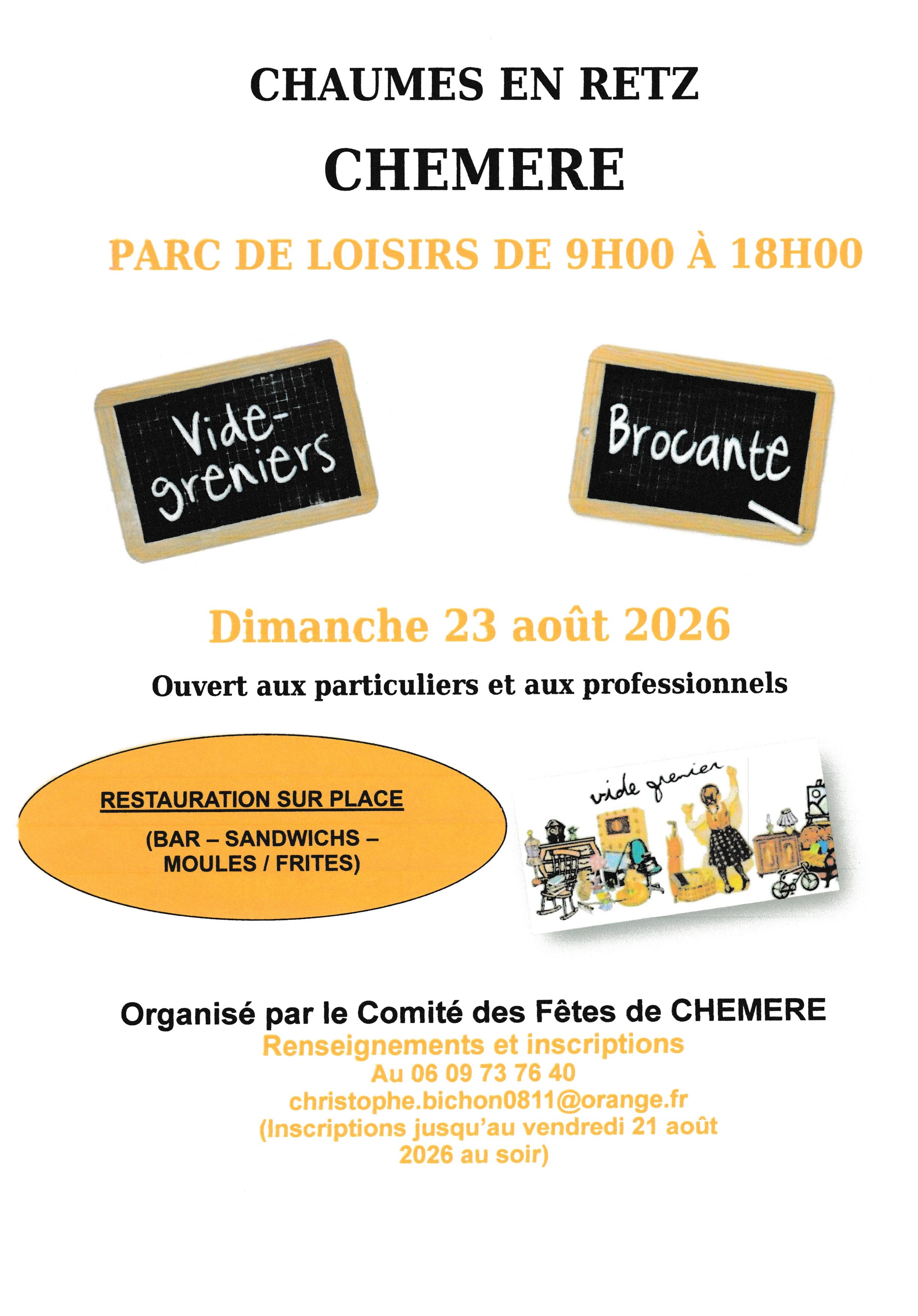 Vide-grenier à Chaumes-en-Retz