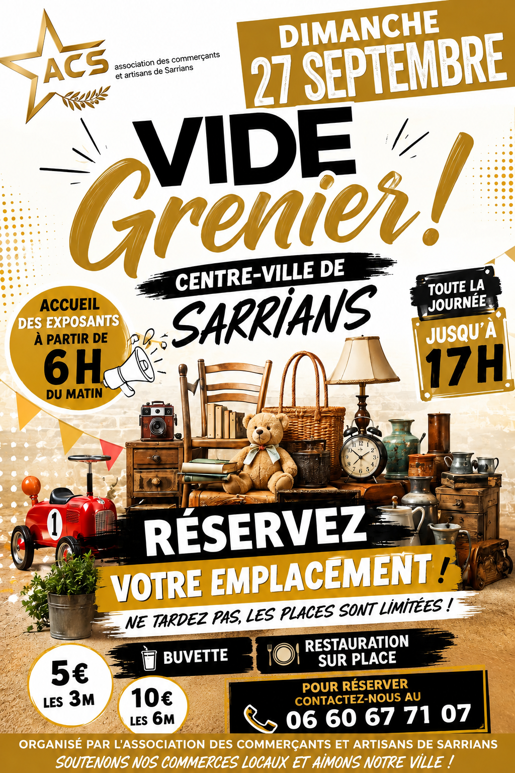 Vide-grenier à Sarrians 